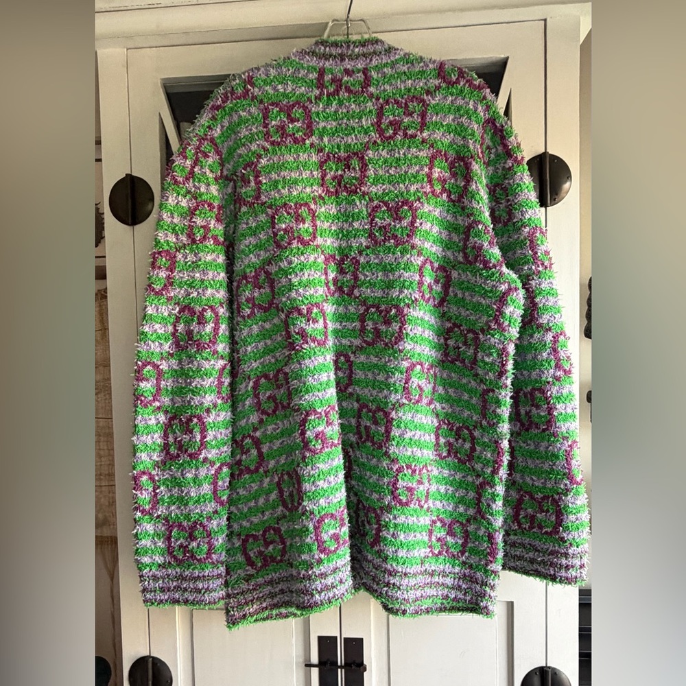Gucci Green/Purple Cardigan - Picture 2 of 7